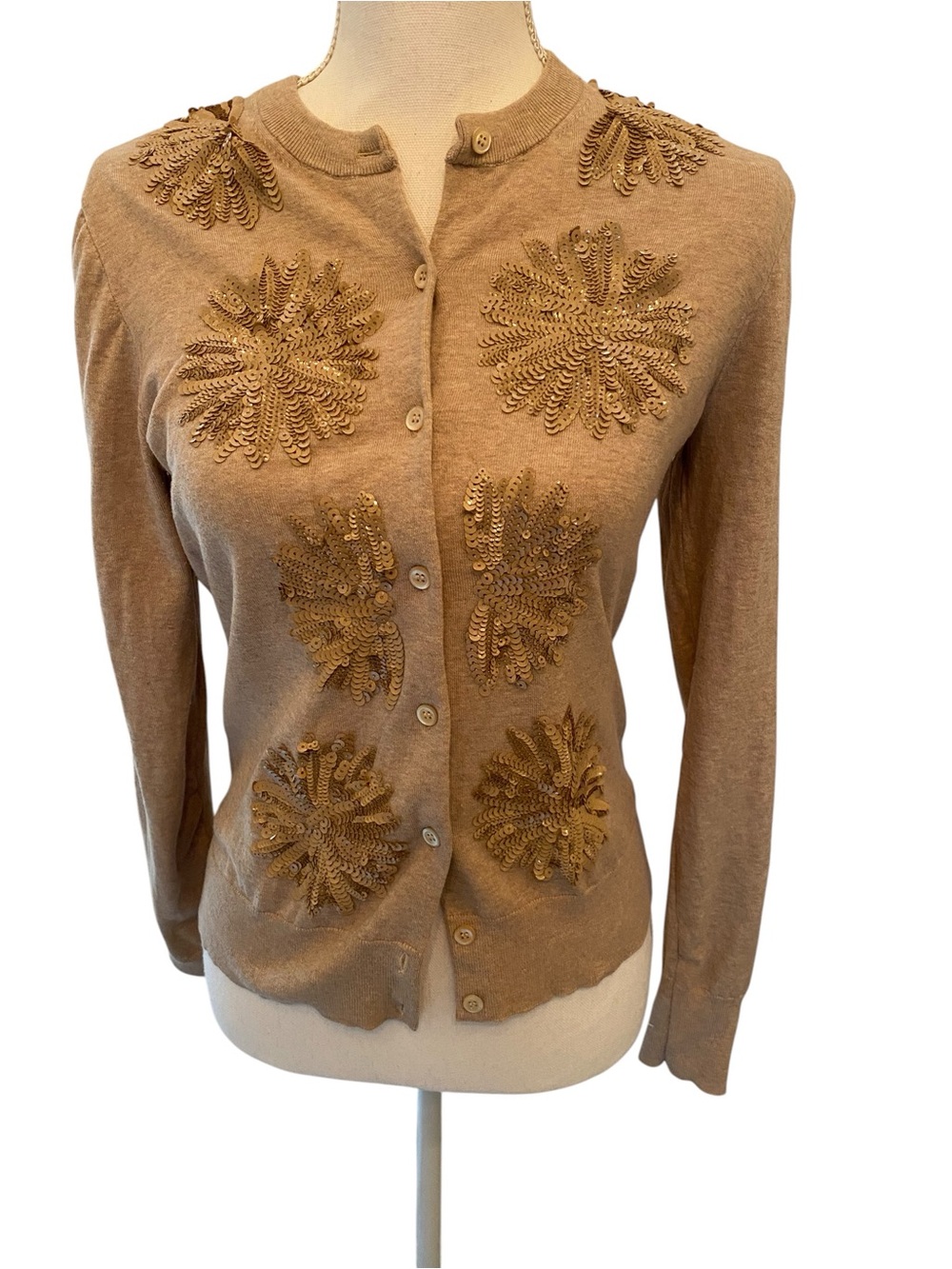 J. Crew sequin embellished Jackie cardigan